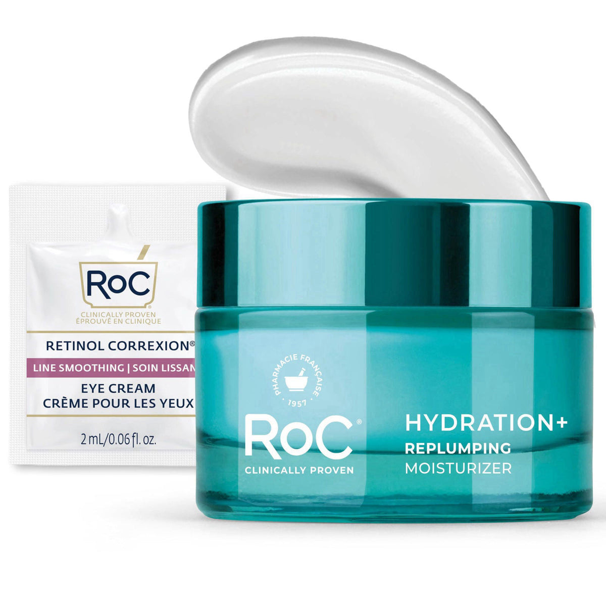 RoC Hydration+ Hyaluronic Acid Moisturizer Face Cream, Fragrance Free 1.7oz – product photo (Face Moisturizers)