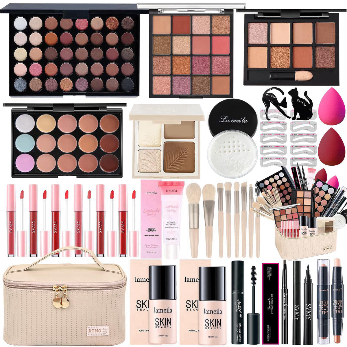 Peenice All in One Makeup Kit for Women Full Kit, Makeup Gift Sets for Women Teens Girls, Makeup Essential Bundle Includ