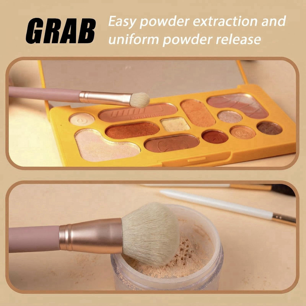 OMANIAC 20Pcs Makeup Brush Set Professional - Cruelty-Free Beauty Gift Kit for Beginners & Women - Premium Synthetic Fou