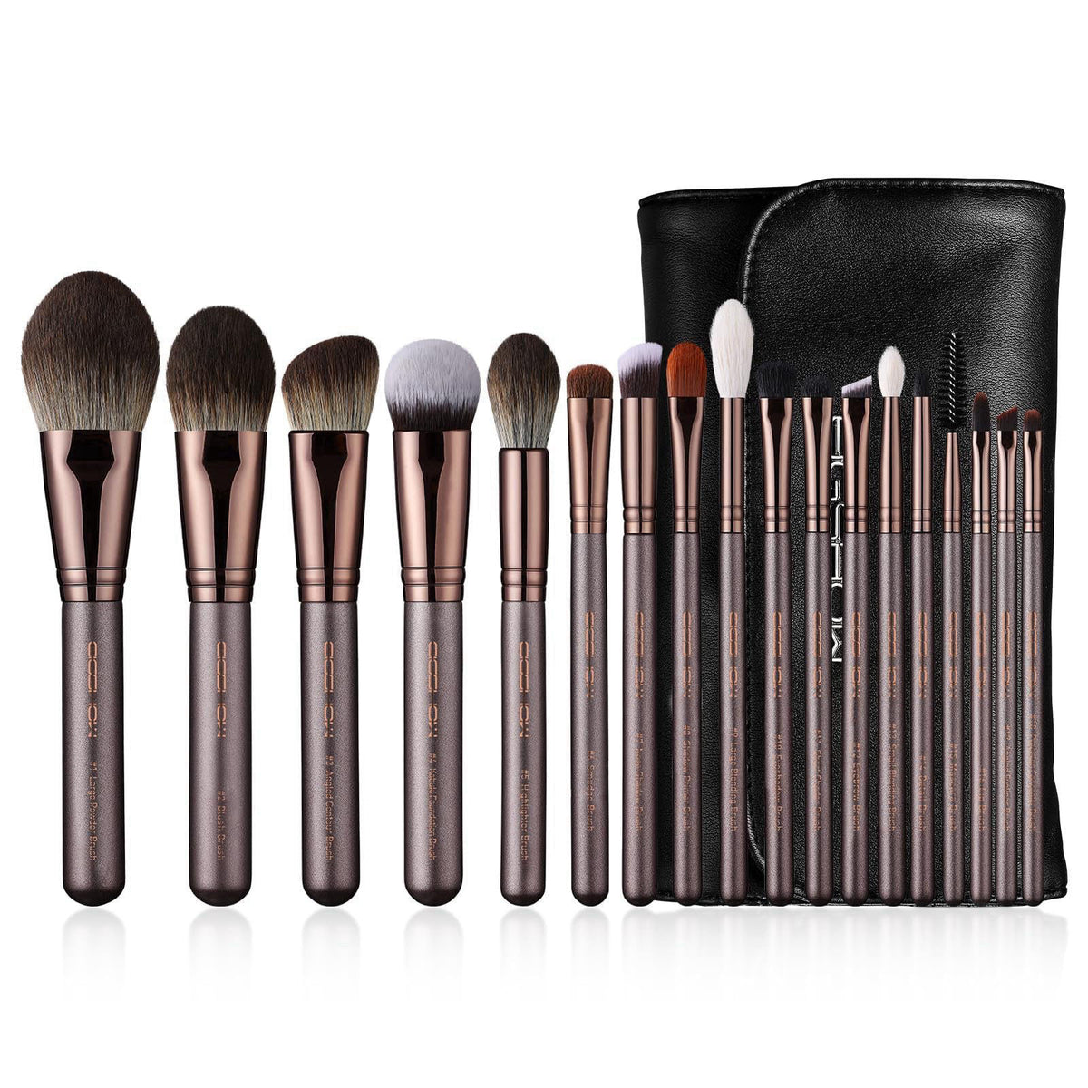 Professional Makeup Brush Set, Eigshow Makeup Brushes Perfect for Foundation Face Powder Blending Blush Bronzer Eyeliner
