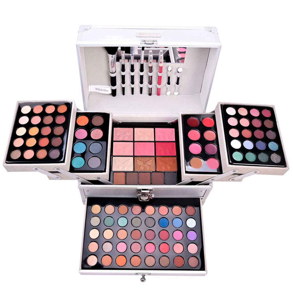 RoseFlower All-in-One Professional Makeup Kit, Makeup Set, Makeup Box – alternate angle