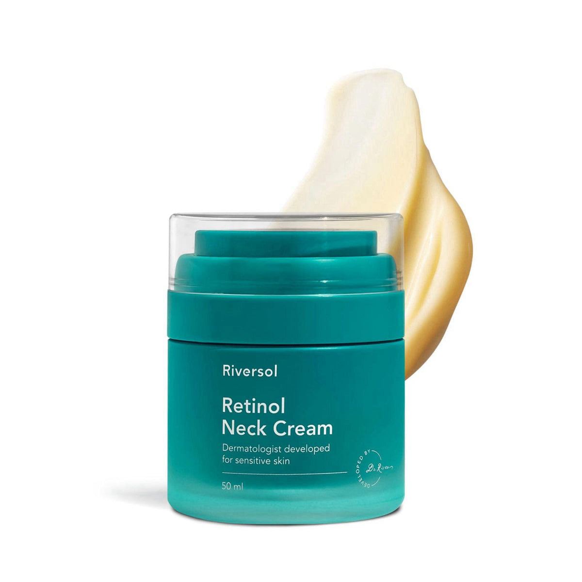 Riversol Retinol Neck Firming Cream for Tightening & Wrinkles – product photo (Neck &amp; Décolleté)