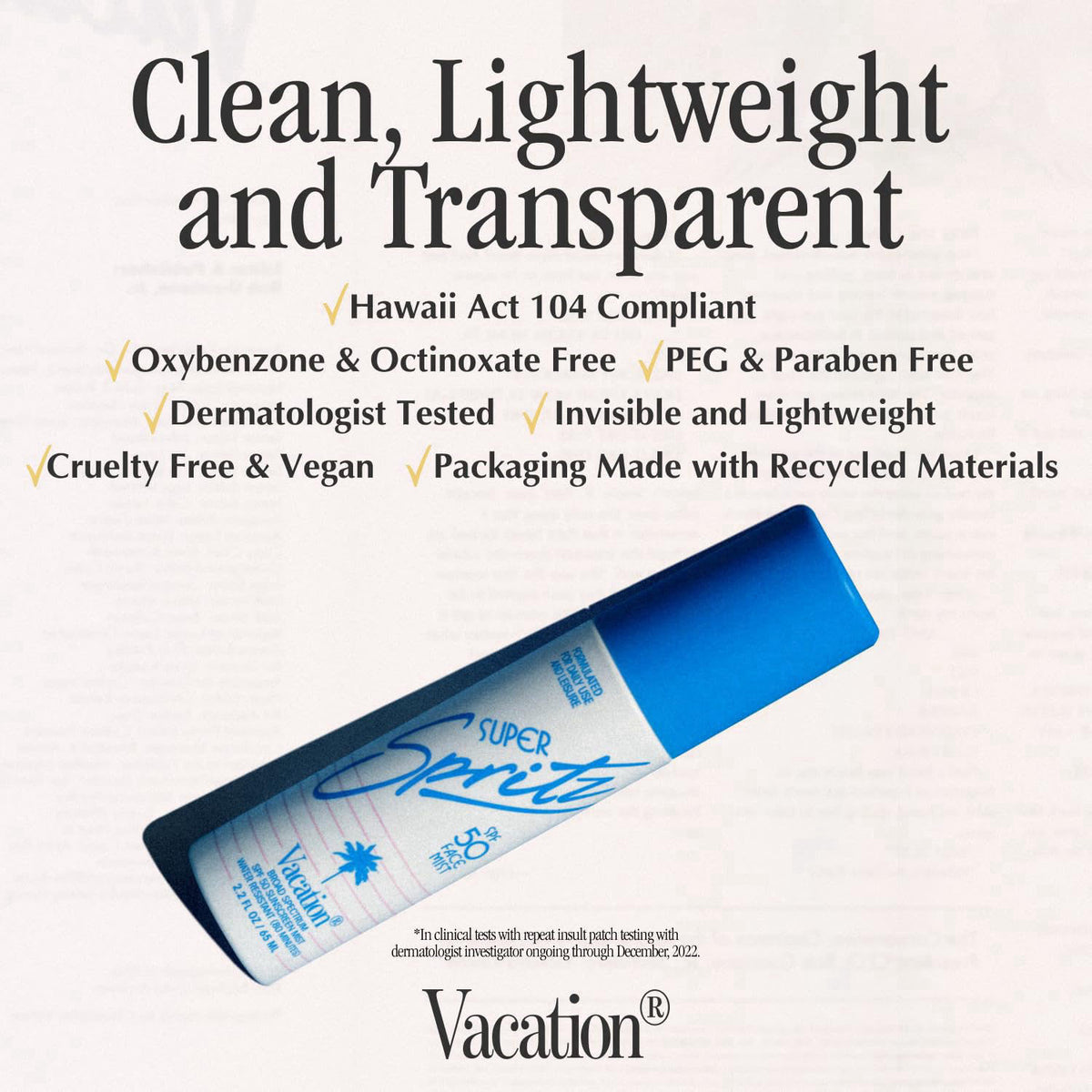 Vacation Super Spritz SPF 50 Face Sunscreen Spray and Air Freshener Bundle – full view