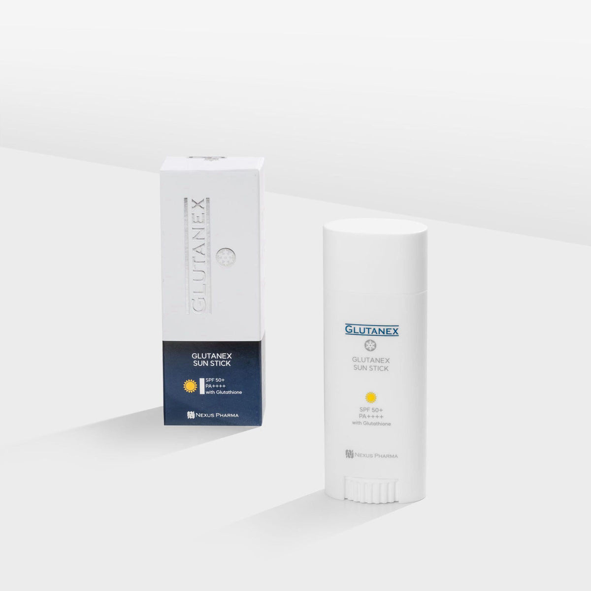 Glutanex Sun Stick SPF 50+ PA++++ 30g (1.05 oz) - UV Protection with Glutathione, Non-Sticky, Natural and Mild Matte Fin