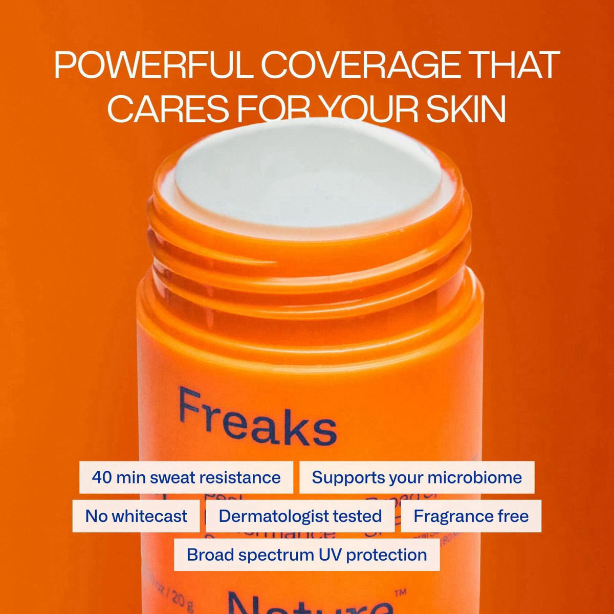 Freaks of Nature Peak Performance Sun Stick SPF 50, Face Sunscreen, 2.6oz – close-up detail