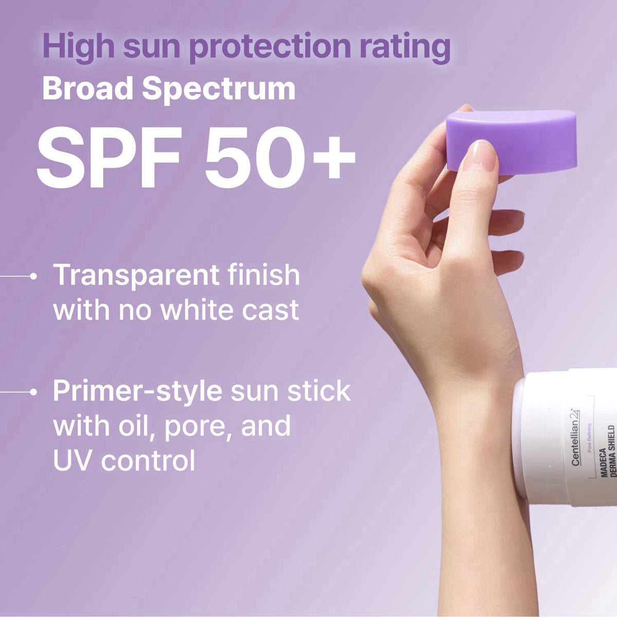 CENTELLIAN 24 Madeca Derma Shield Vital Airy Sun Stick - Matte Finish – alternate angle