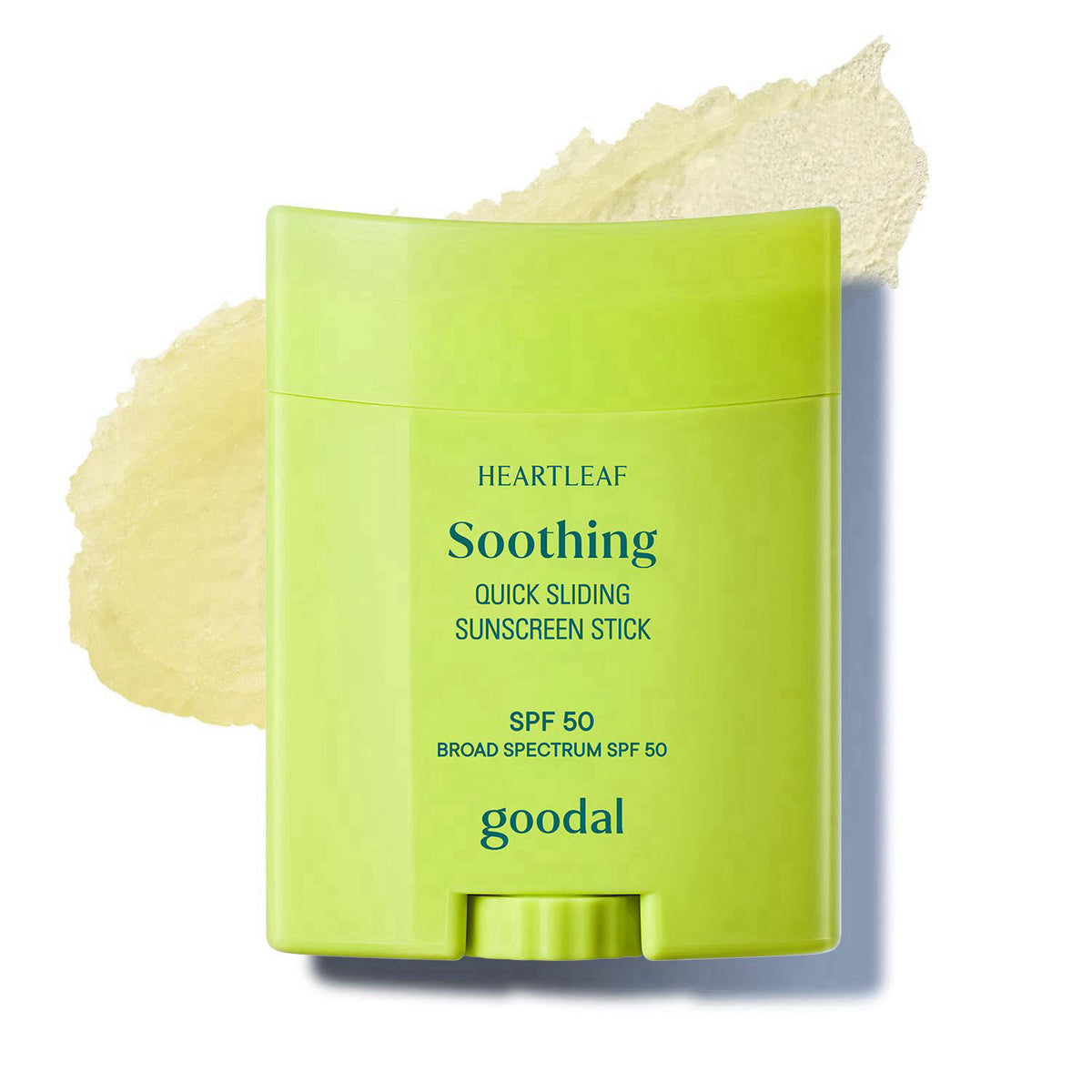 GOODAL Heartleaf Soothing Quick Sliding Sunscreen Stick, Broad Spectrum SPF 50, Lightweight Korean Sun Stick for Face & 