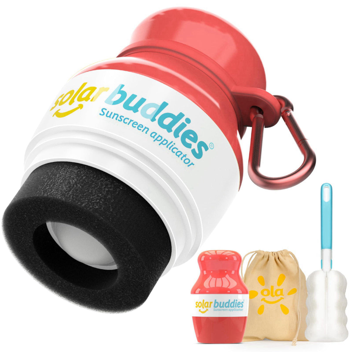 Solar Buddies – Lotion Applicators on display