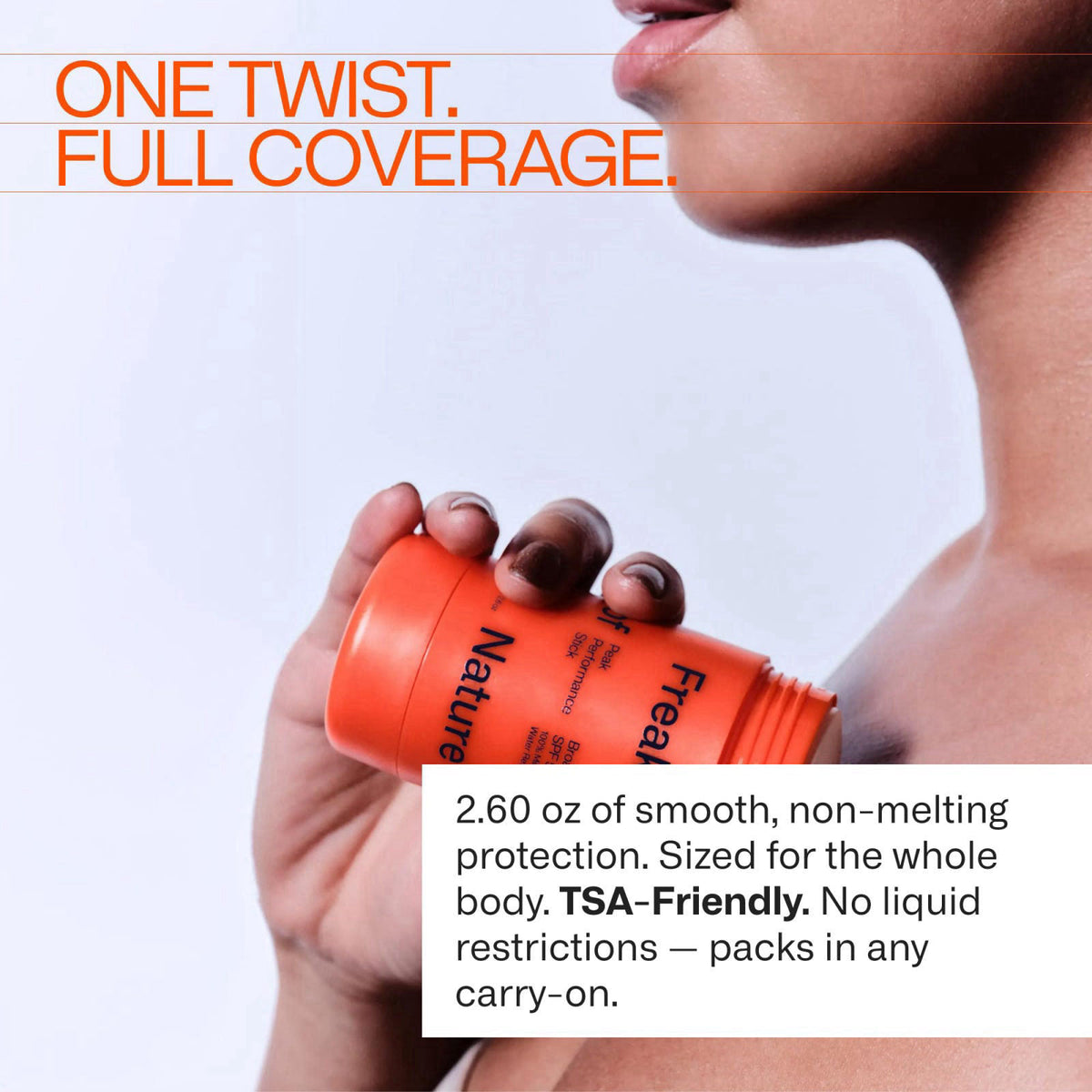 Freaks of Nature Peak Performance Sun Stick SPF 50, Face Sunscreen, 0.7oz – alternate angle