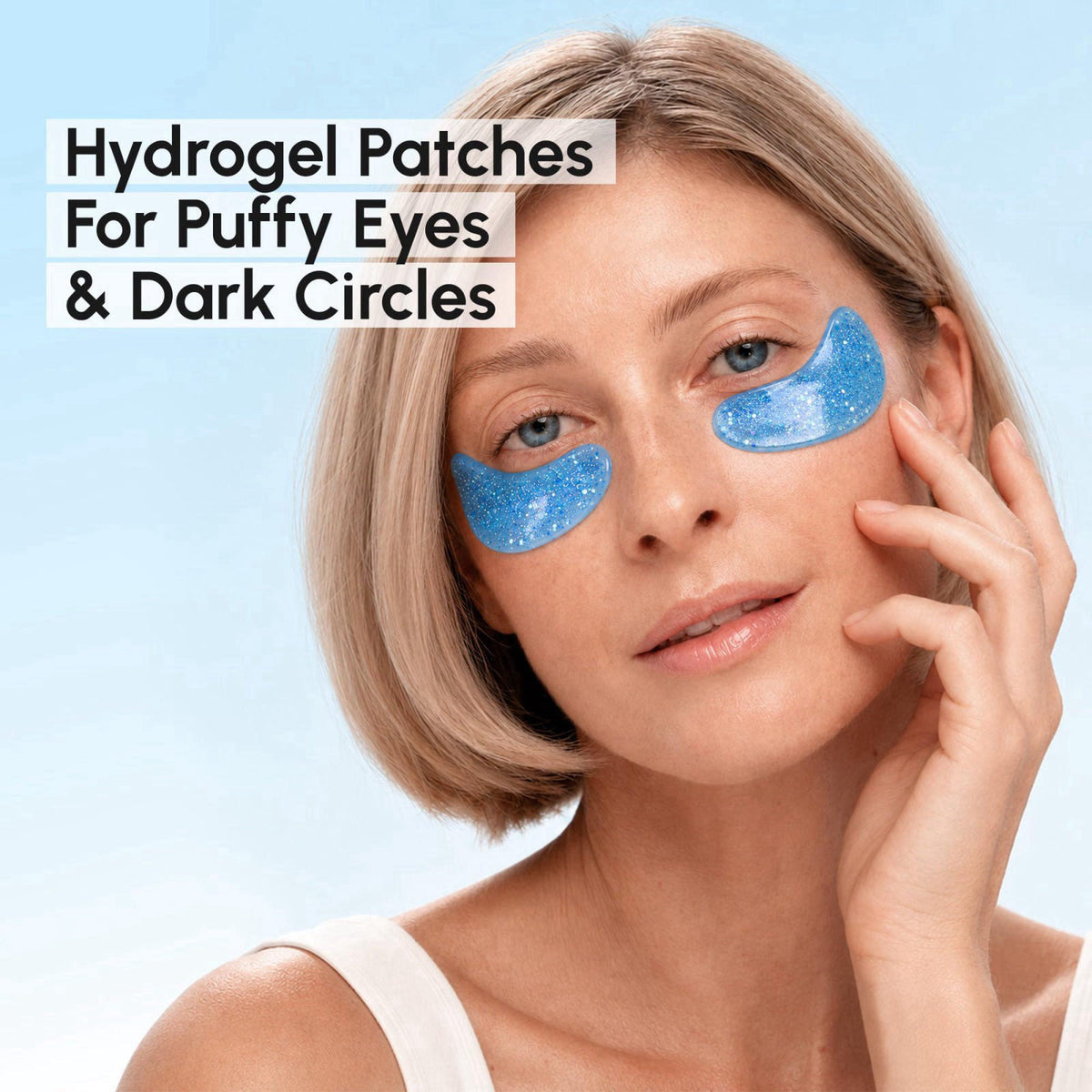 MAREE Collagen Eye Gels Eye Patches for Puffy Eyes and Dark Circles 2 Pack – close-up detail