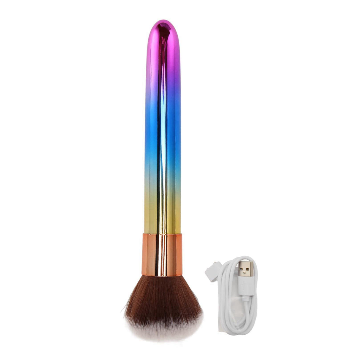 LUCKDANO Electric Makeup Brush with Adjustable Frequency Soft Hair for Delicate Makeup Multifunctional Brush for Loose P