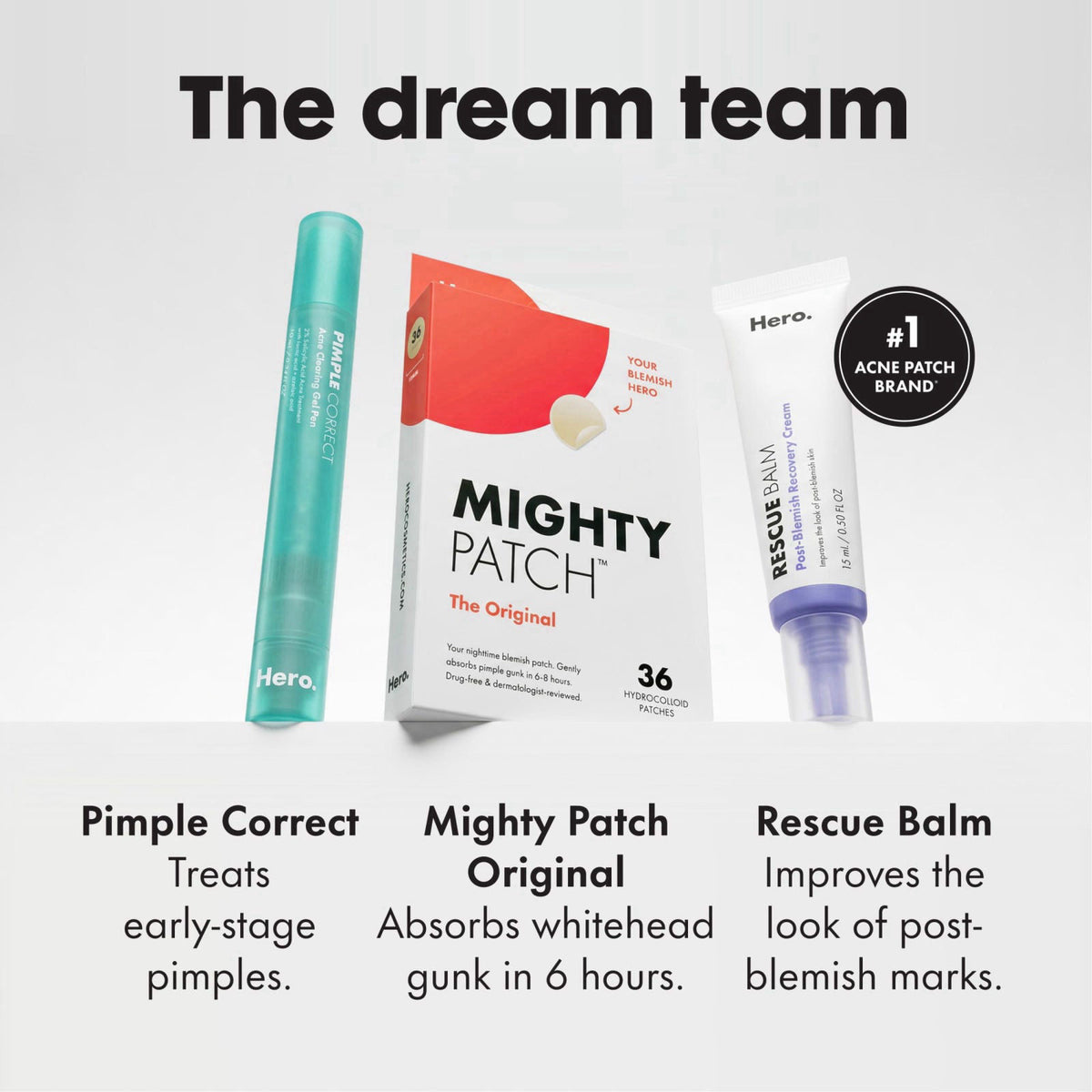 Mighty Patch – Pore Cleansing Strips on display