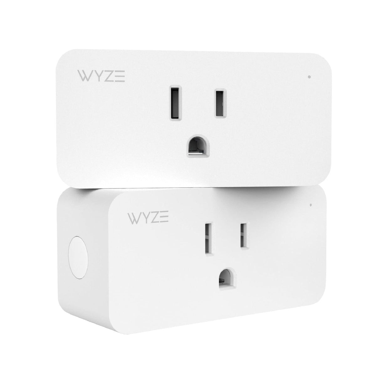 Wyze Plug, 2.4GHz WiFi Smart Plug, Works with Alexa, Google Assistant, IFTTT, No Hub Required, Two-Pack, White – product