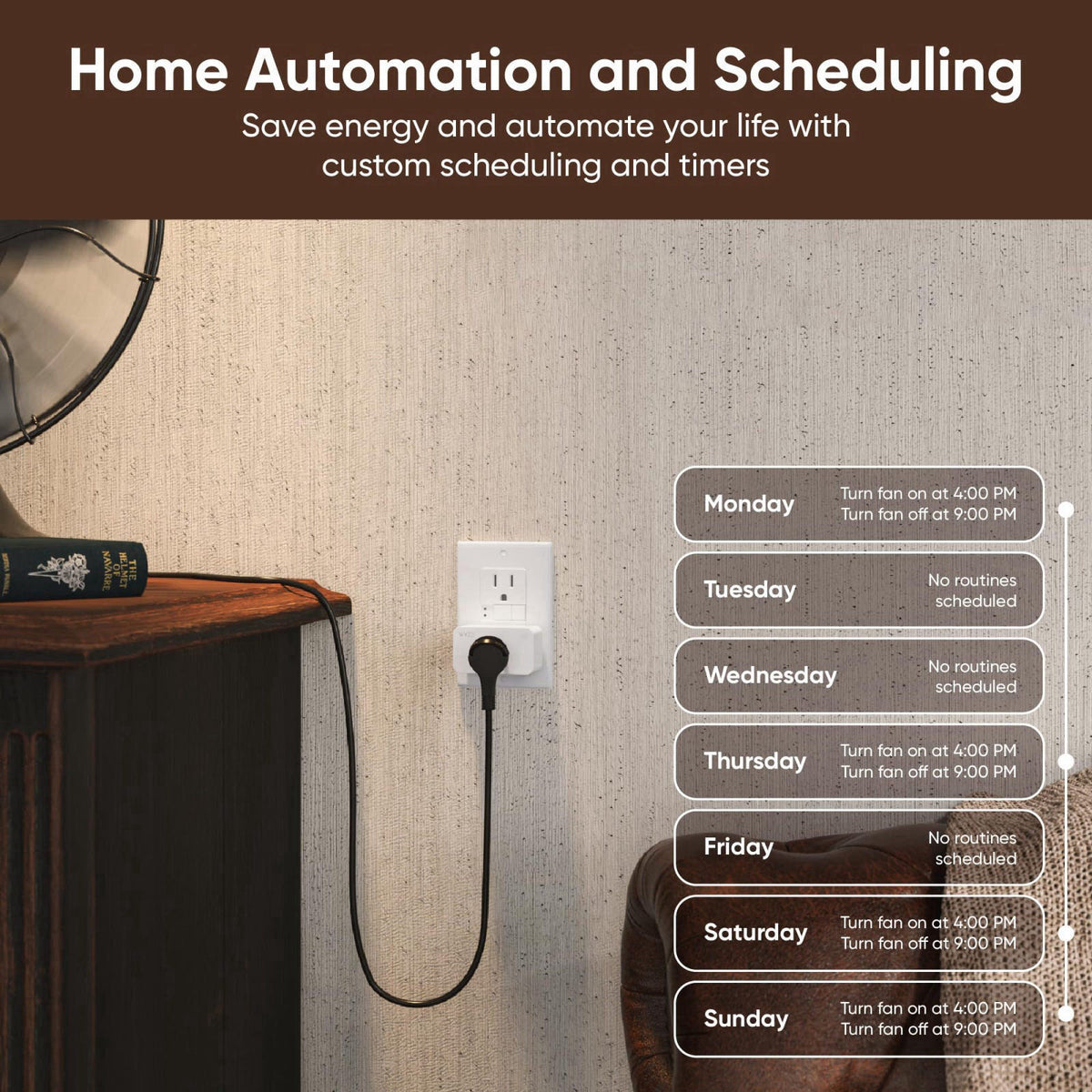 Wyze Plug, 2.4GHz WiFi Smart Plug, Works with Alexa, Google Assistant, IFTTT, No Hub Required, Two-Pack, White – full vi