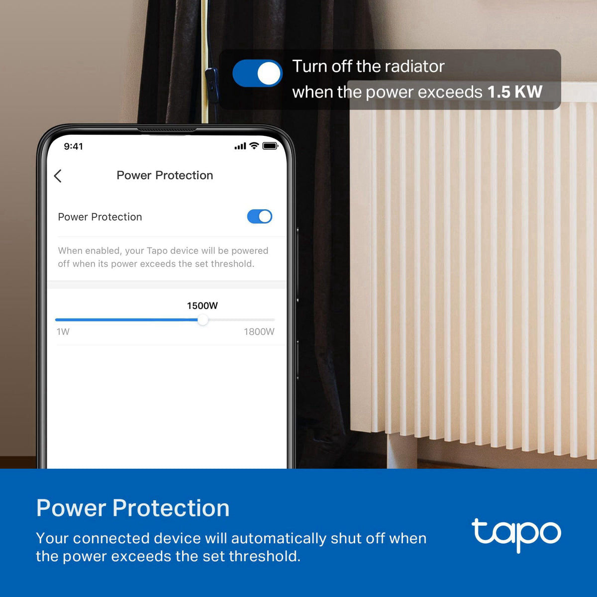 Tapo Smart Plug Wi Fi in Wall Outlet P210M Matter Compatible by Premium Selection — view 7
