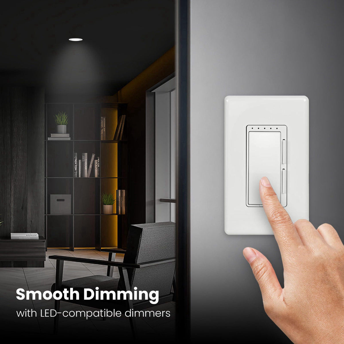 Feit Electric – Close To Ceiling Lights on display