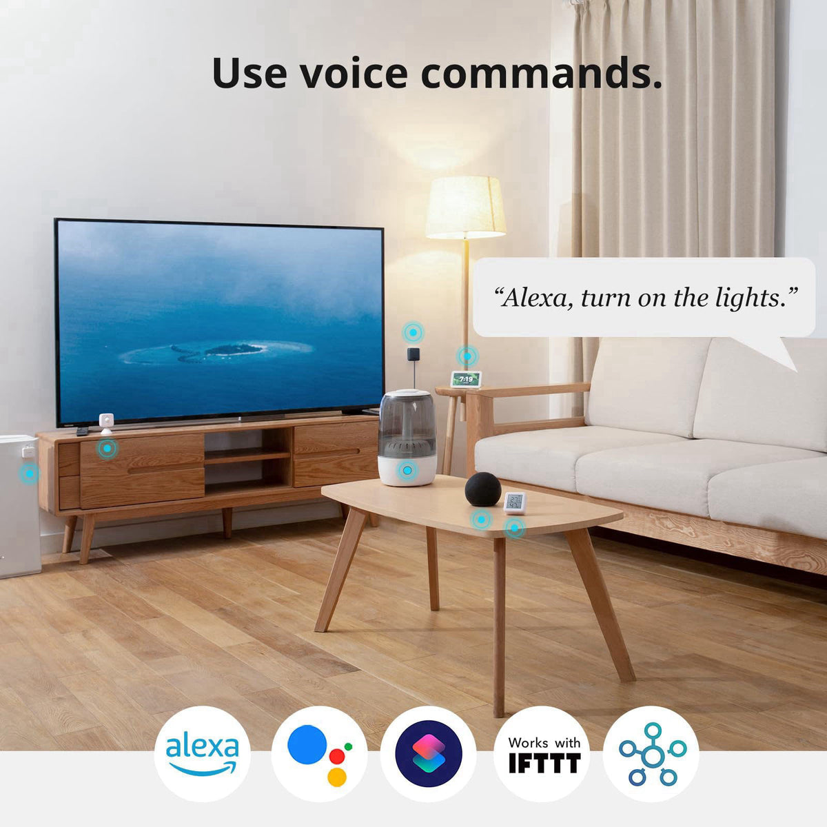 SwitchBot Bot White & Hub Mini Kit: Automate IR Devices & Physical Switches with Alexa/Google Voice Control, App Scenes 
