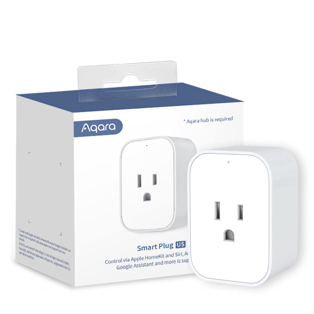 Aqara Zigbee Smart Plug with Energy Monitoring, Overload Protection – product photo (Hubs &amp; Controllers)