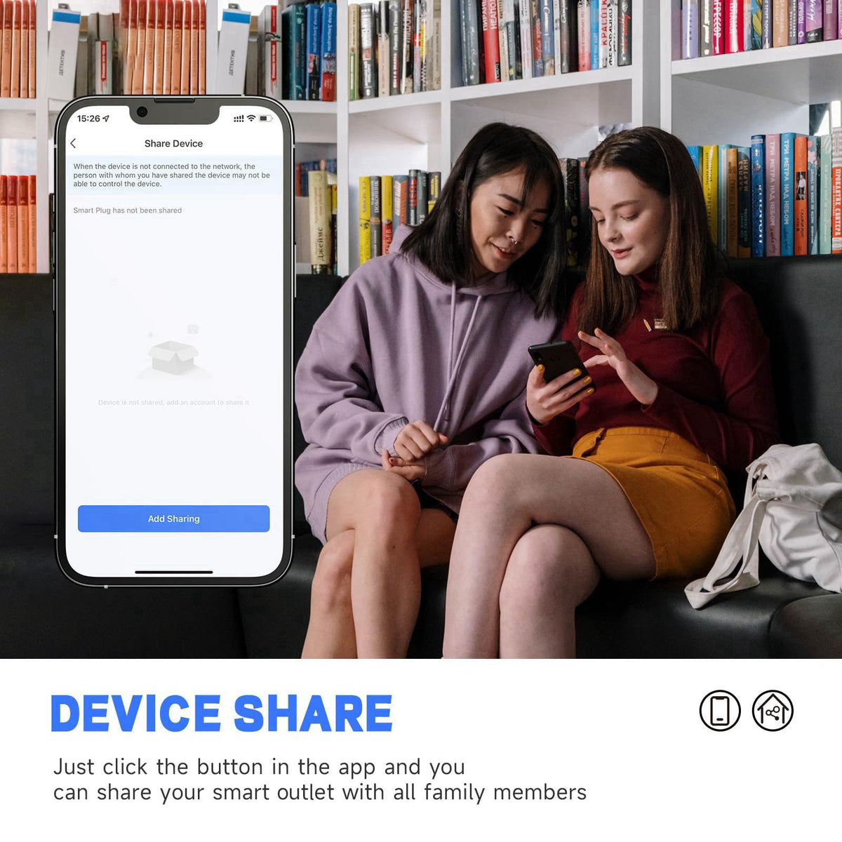 junlit Smart Wall Outlet, TR Receptacle, Alexa & Google, 2.4 G WiFi, ETL&FCC, 4 PK – full view