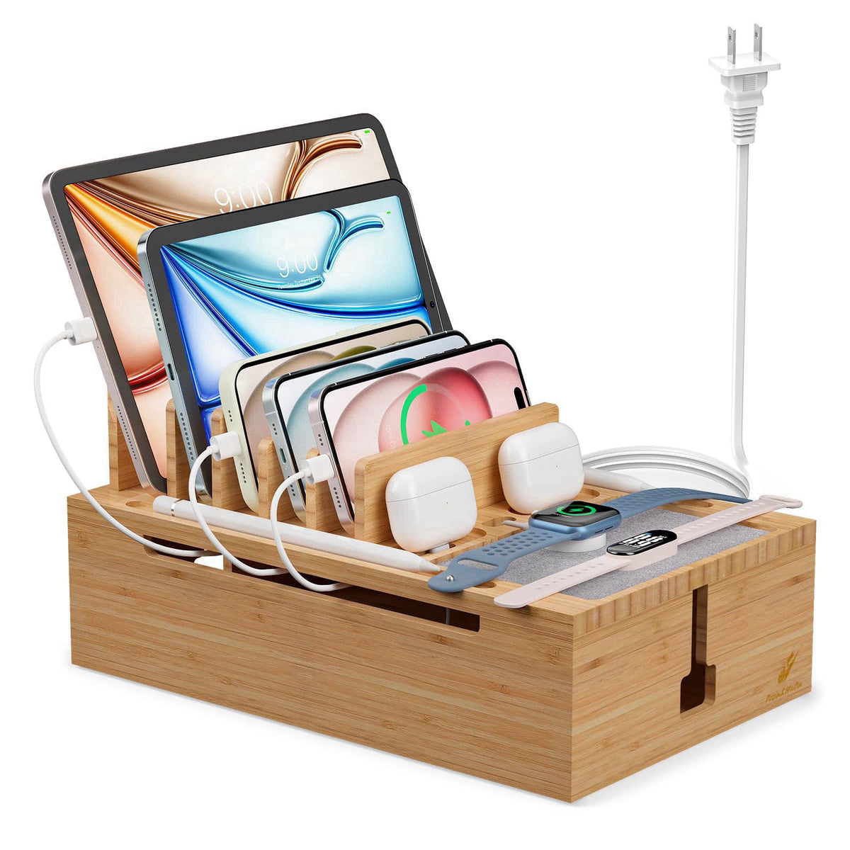 Pezin & Hulin Pezin&Hulin Charging Station for Multiple Devices with 10 Port HUB, 6 Cable – product photo (Charging Stat