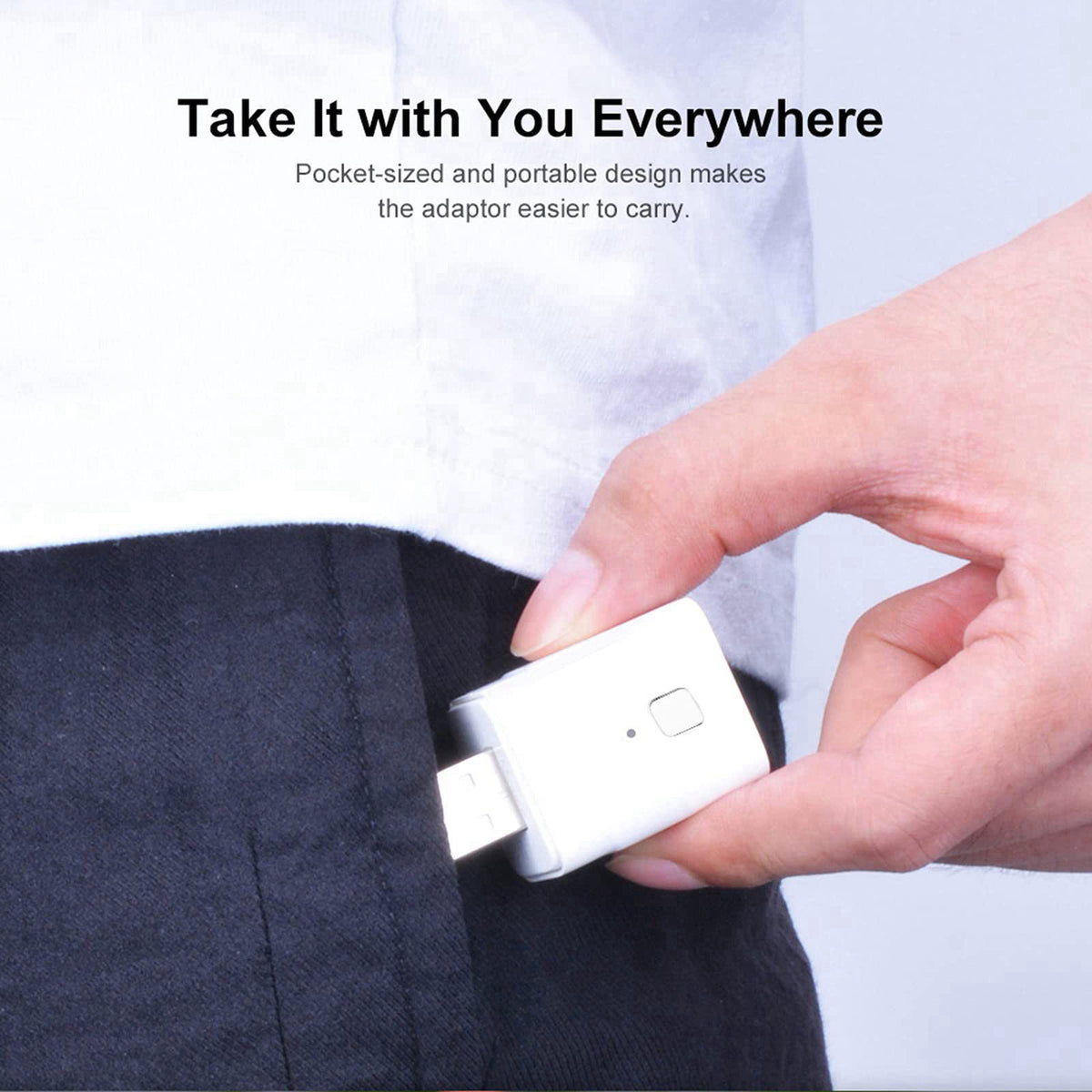 Splenssy Tuya Micro DC 5V Smart WiFi Adaptor for USB Devices, DIY Smart Home Wireless Adaptor, APP Remote Control, Compa