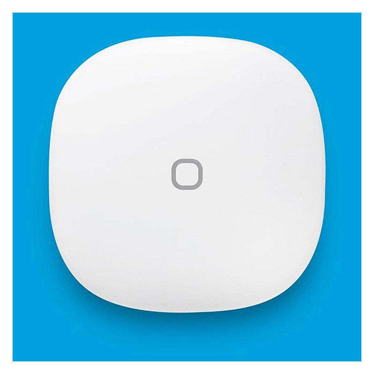 Aeotec SmartThings Button, Zigbee Remote Control, Works with Smart Home Hub – close-up detail in White, Gray