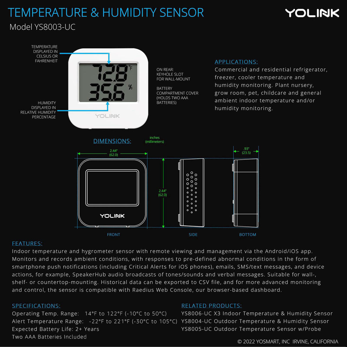 YoLink – Hubs &amp; Controllers on display