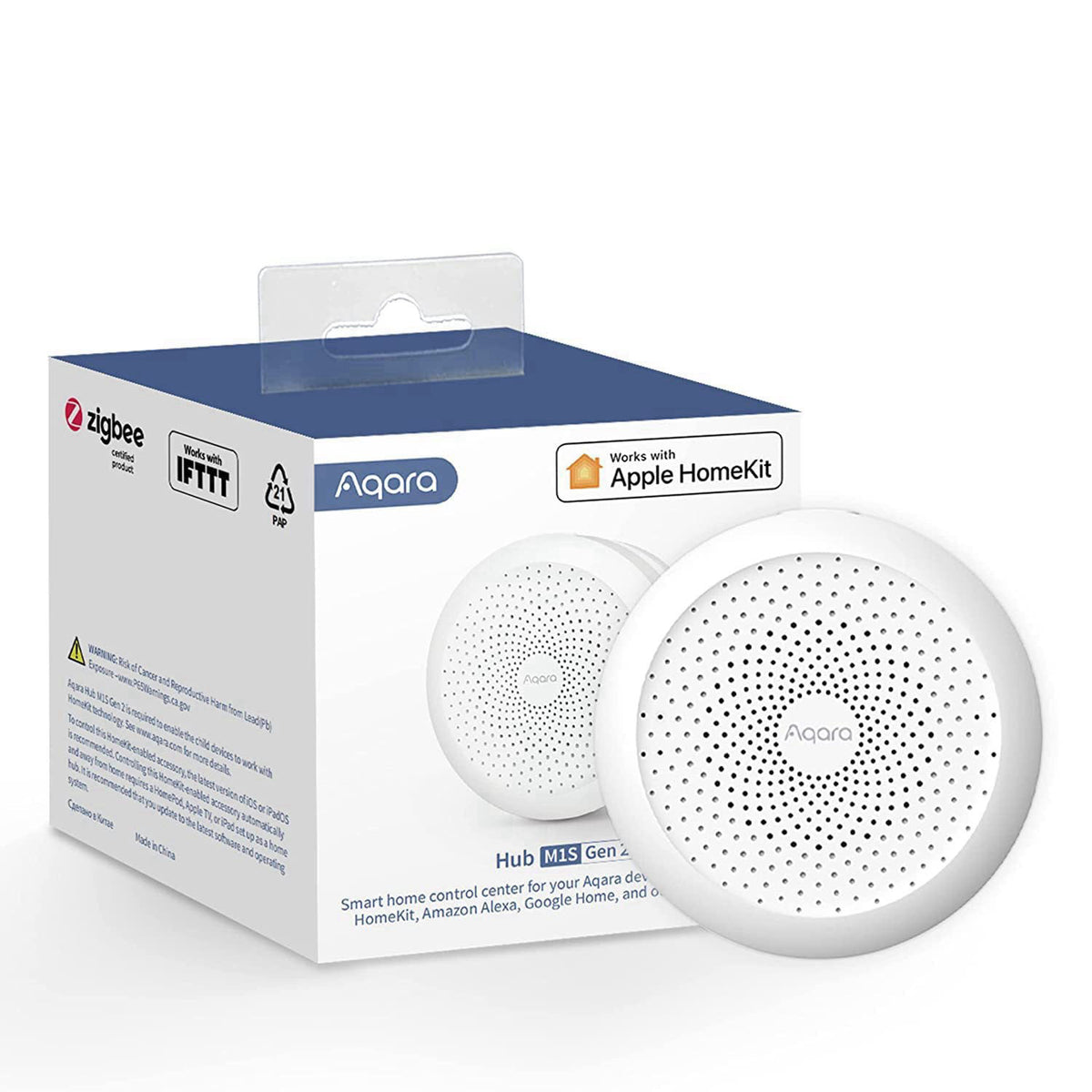Aqara Hub M1S Gen 2, Smart Home Bridge for Alarm System, Home Automation – product photo (Hubs &amp; Controllers)