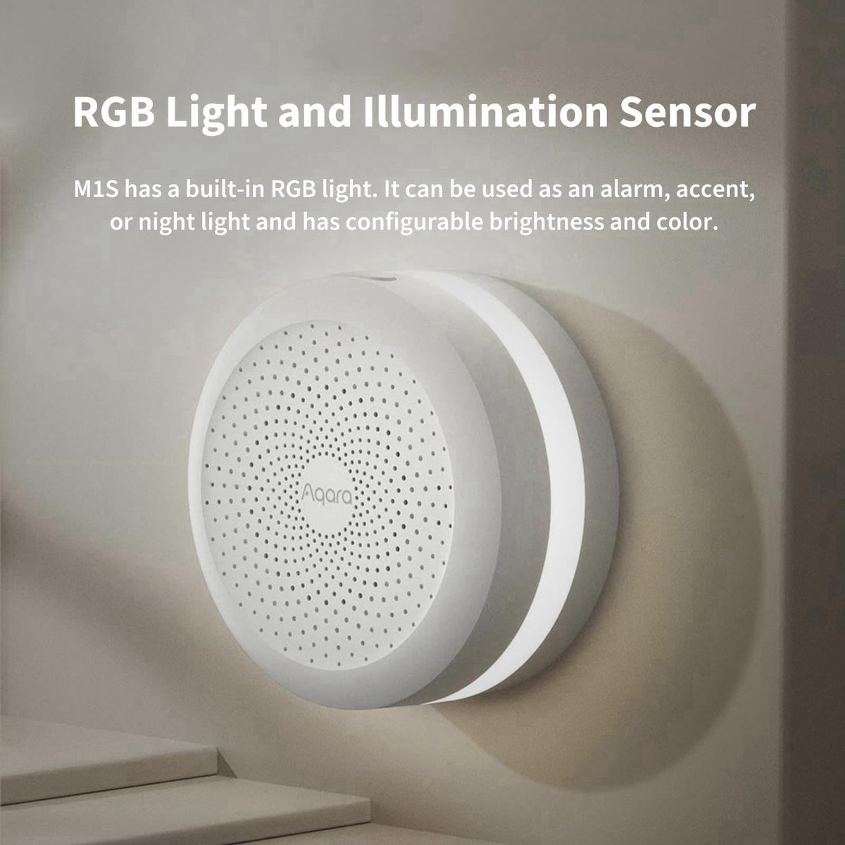 Aqara Hub M1S Gen 2, Smart Home Bridge for Alarm System, Home Automation – full view