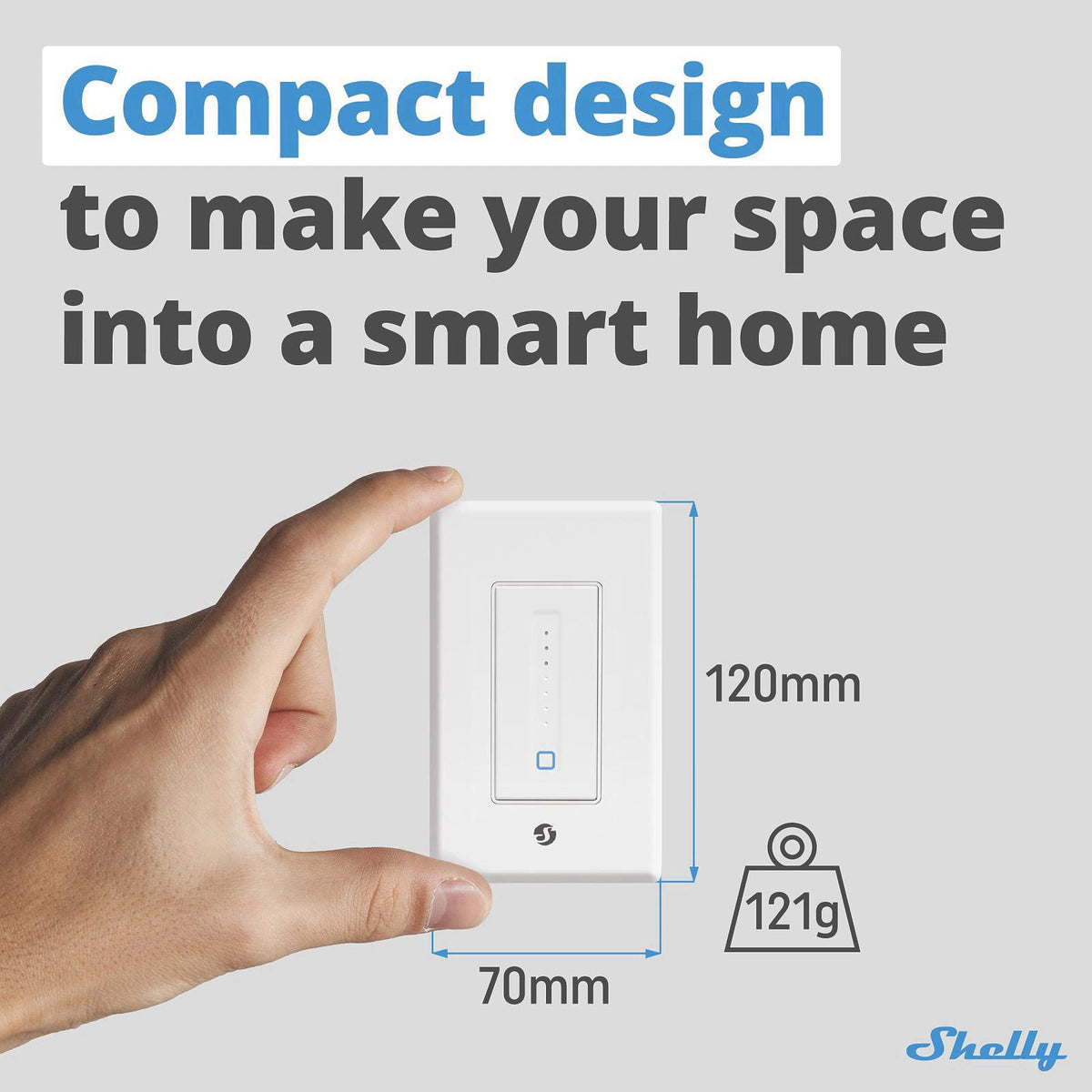 Shelly – Dimmer Switches on display