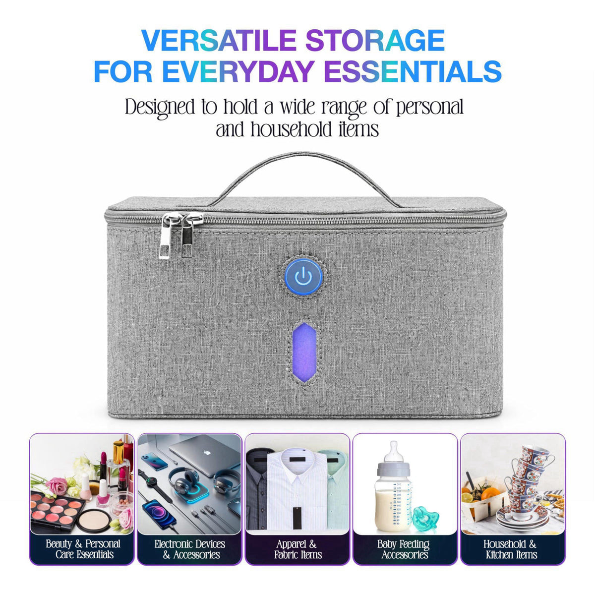 Brookstone UV Light Bag Portable Sterilizing Bag for by Premium Selection — view 4