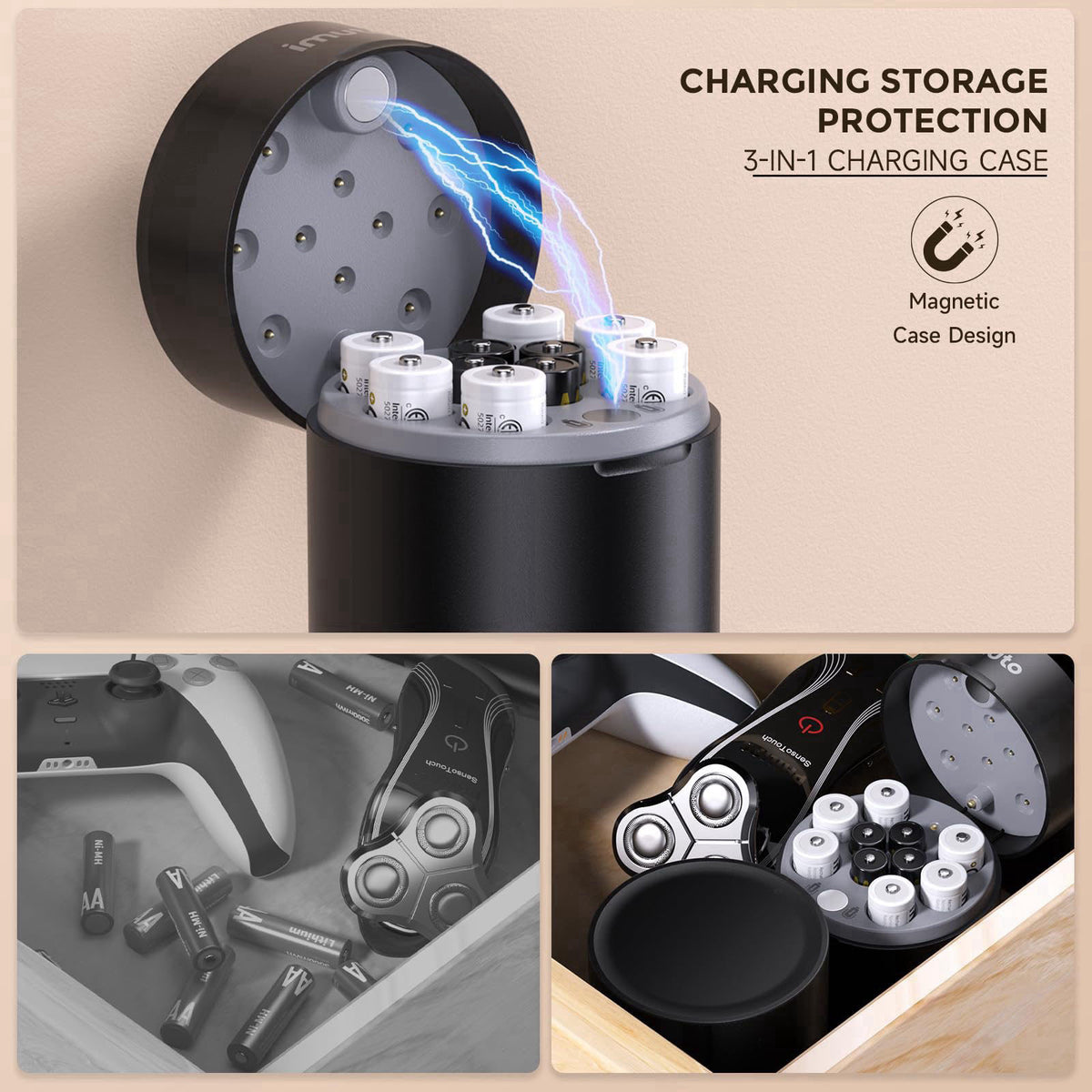imuto – Camera Battery &amp; Charger Sets on display