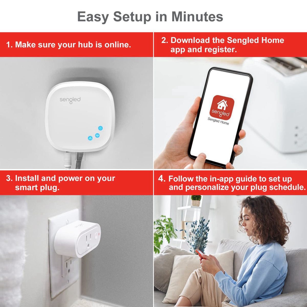 Sengled Use Products, Compatible with Alexa and Google Assistant – alternate angle
