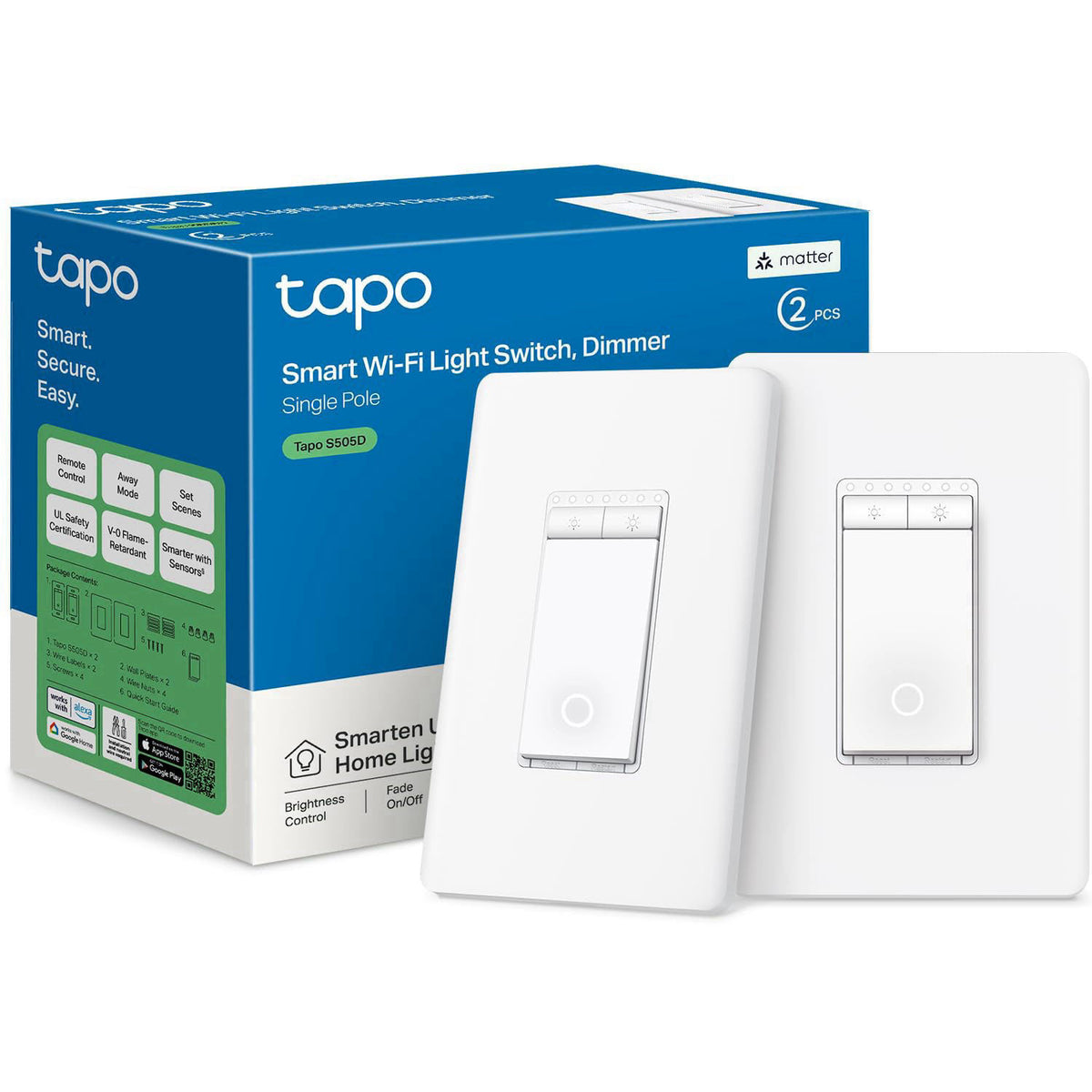 Tapo Matter Smart Dimmer Switch S505D Single Pole — view 2