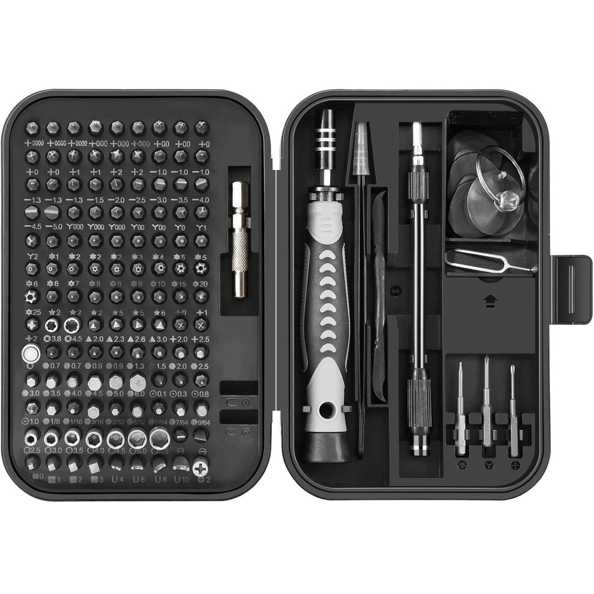 ORIA Precision Screwdriver Set, 130 in 1 Magnetic Screwdriver Kit with 120 Screwdriver Bits(117 PCS 28mm, 3 PCS 35mm), R