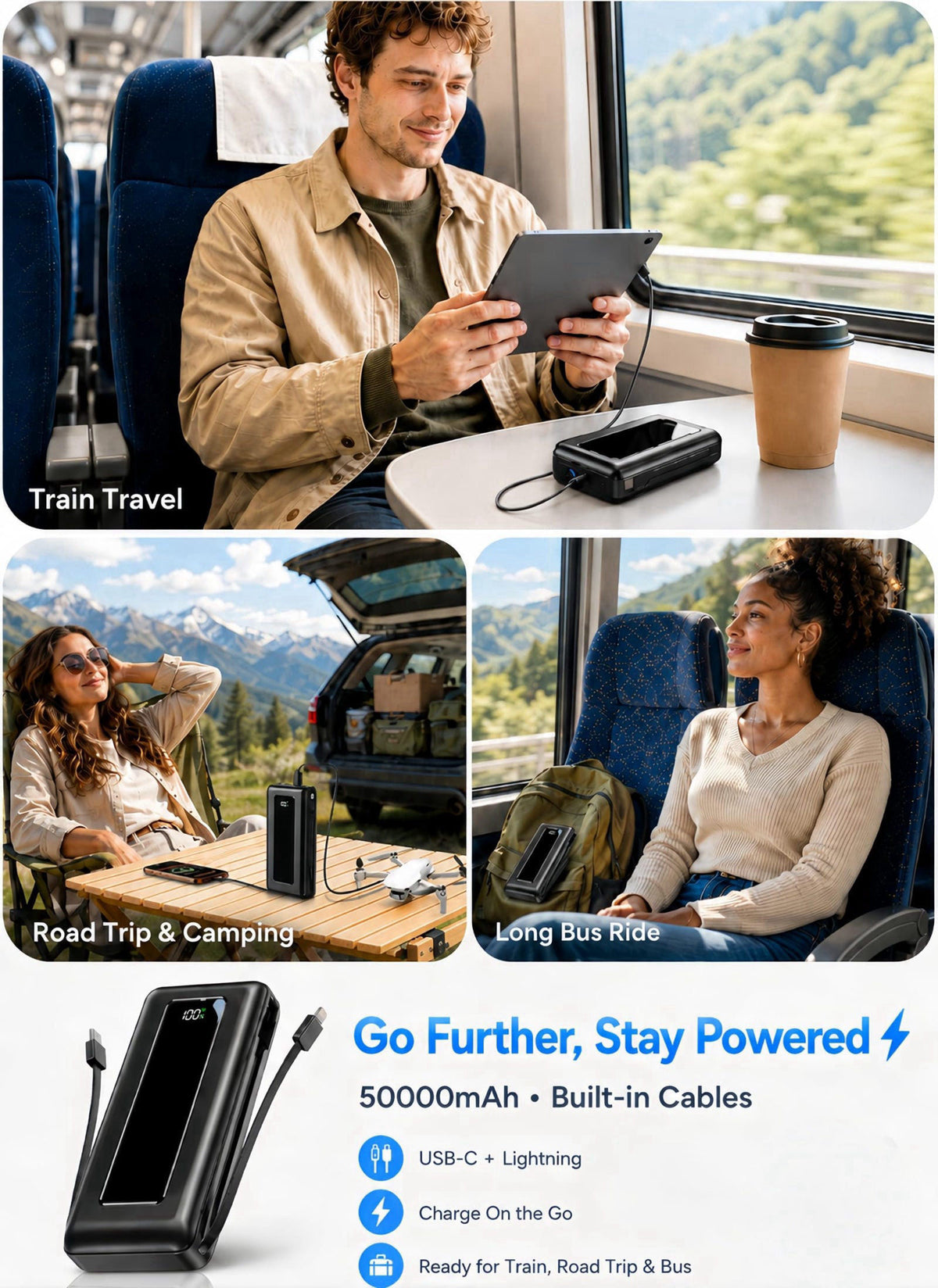JKELAR – Portable Power Banks on display