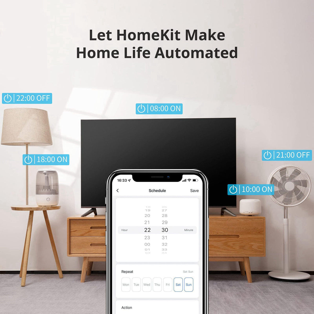 SwitchBot HomeKit Smart Plug Mini 15A – No Hub Required, Energy Monitoring, WiFi (2.4GHz), Works with Siri, Alexa, Googl