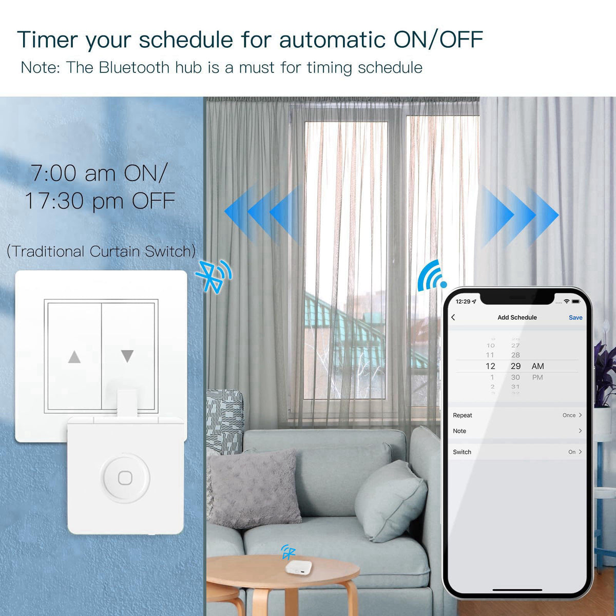 MOES Fingerbot Plus Smart Button Pusher No Wiring Switch with Accessory Kit, Tools Packs – full view