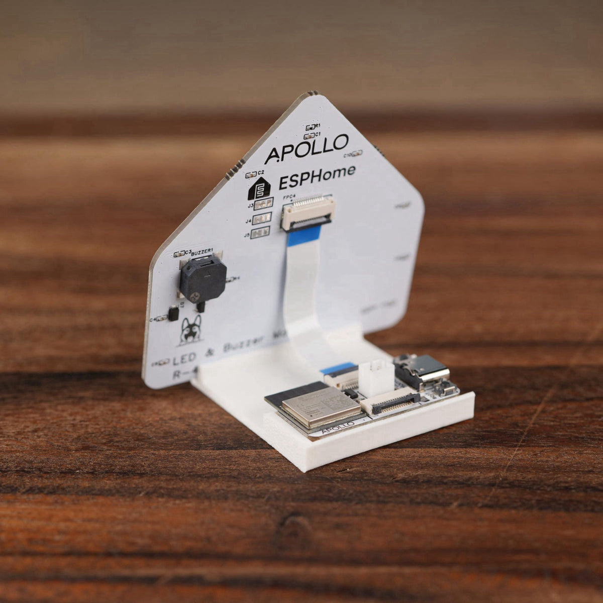 APOLLO AUTOMATION ESPHome Starter Kit | ESP32 Electronics Kit for Home Assistant | Official ESPHome Hardware – back view