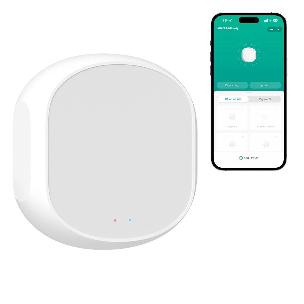 ORYZIC HomeHub Smart Gateway (Bluetooth + Zigbee) Smart Home Hub, Connects Compatible Devices, Enables Remote App Contro