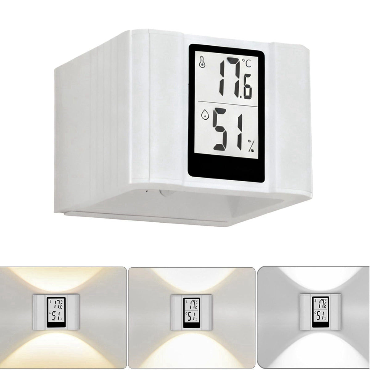 UWDESY Smart Sensor Wall Lamp，Control 3 Colors Wireless Wall Light LED Indoor Wall Sconce 4000mAh Rechargeable Battery P
