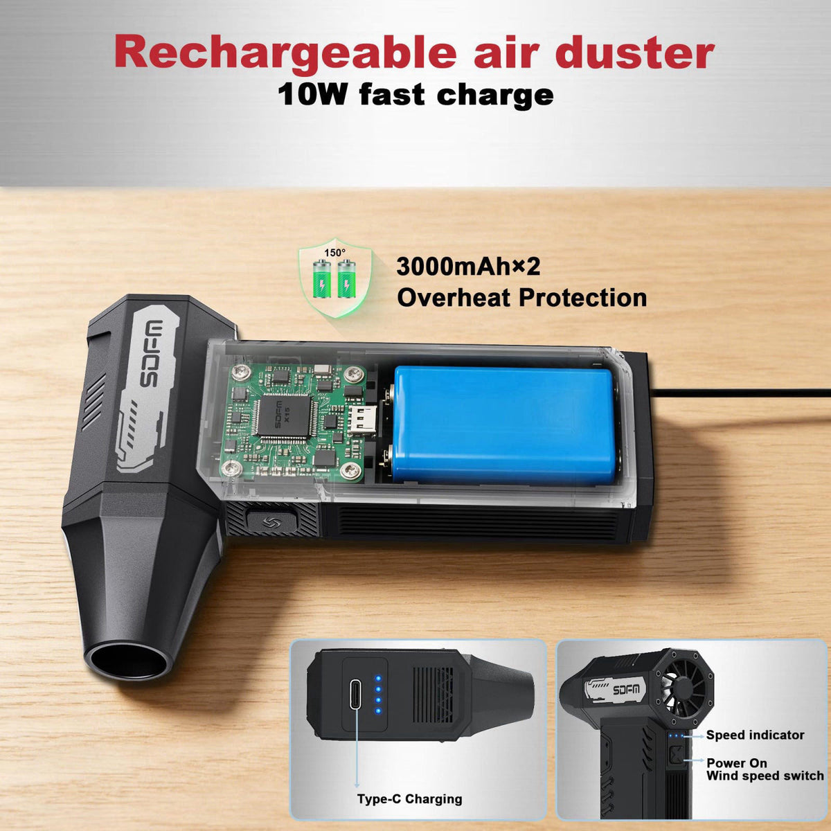 SDFM – Compressed Air Dusters on display