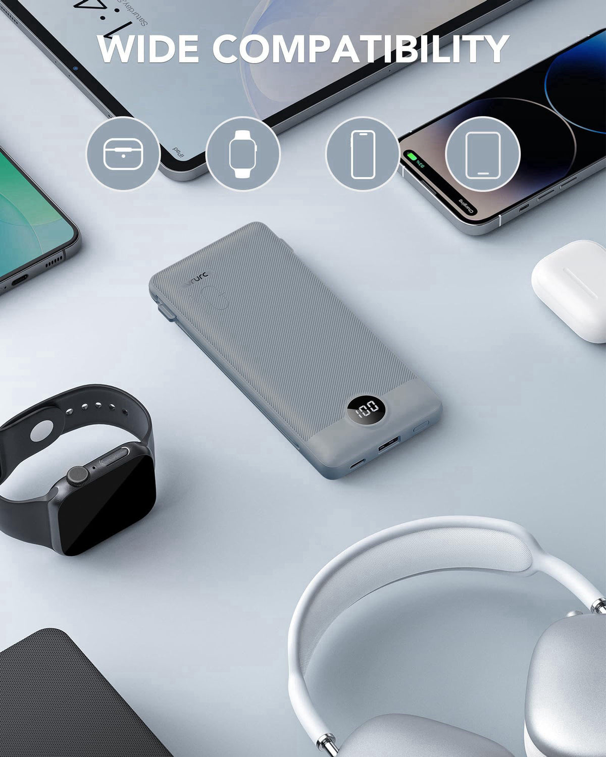 VRURC – Portable Power Banks on display