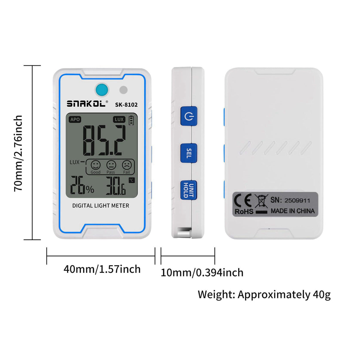 SNAKOL – Light Meters on display