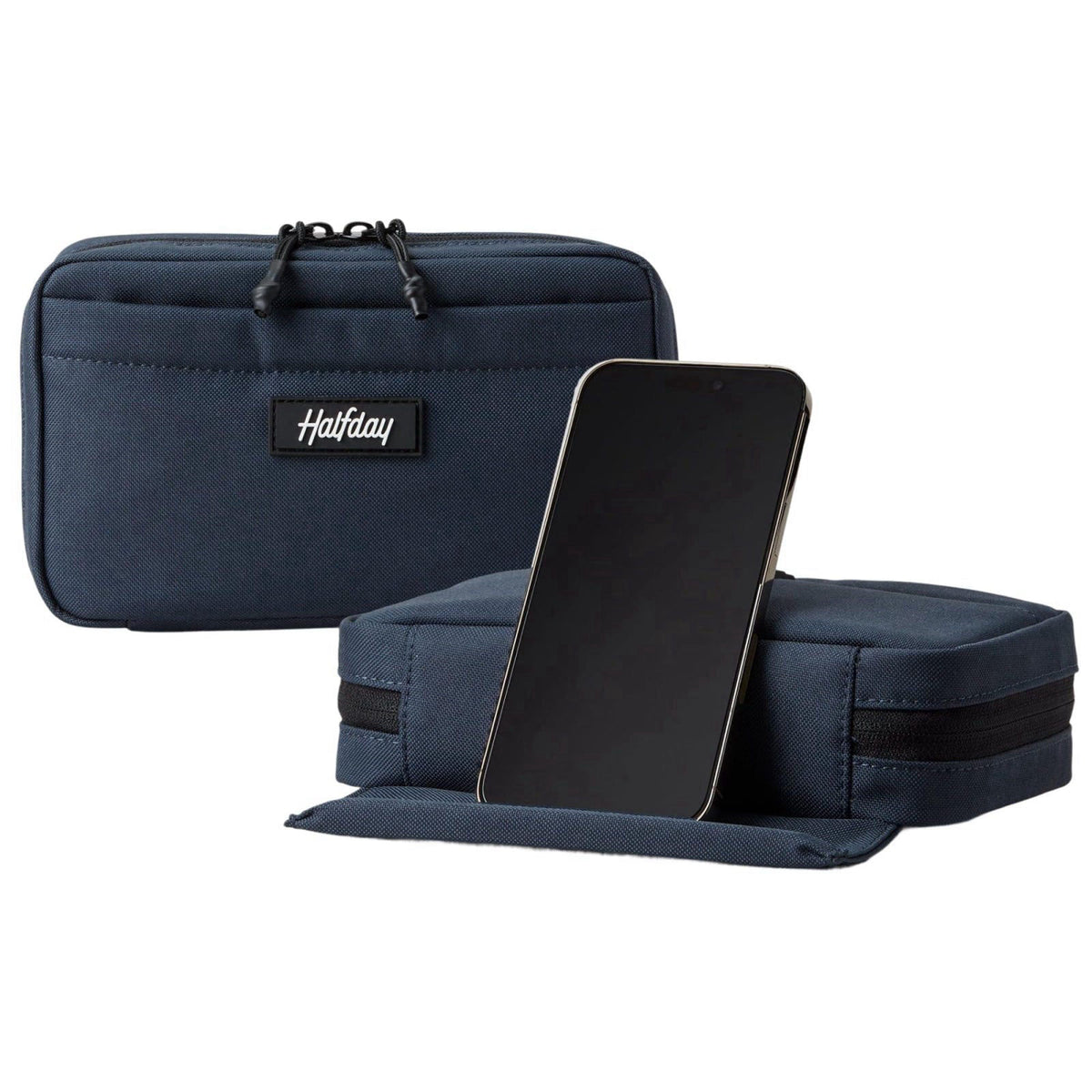 Halfday Sidekick Tech Organizer Kit: Splash-Resistant Case, Marine – Marine, Polyester, Small