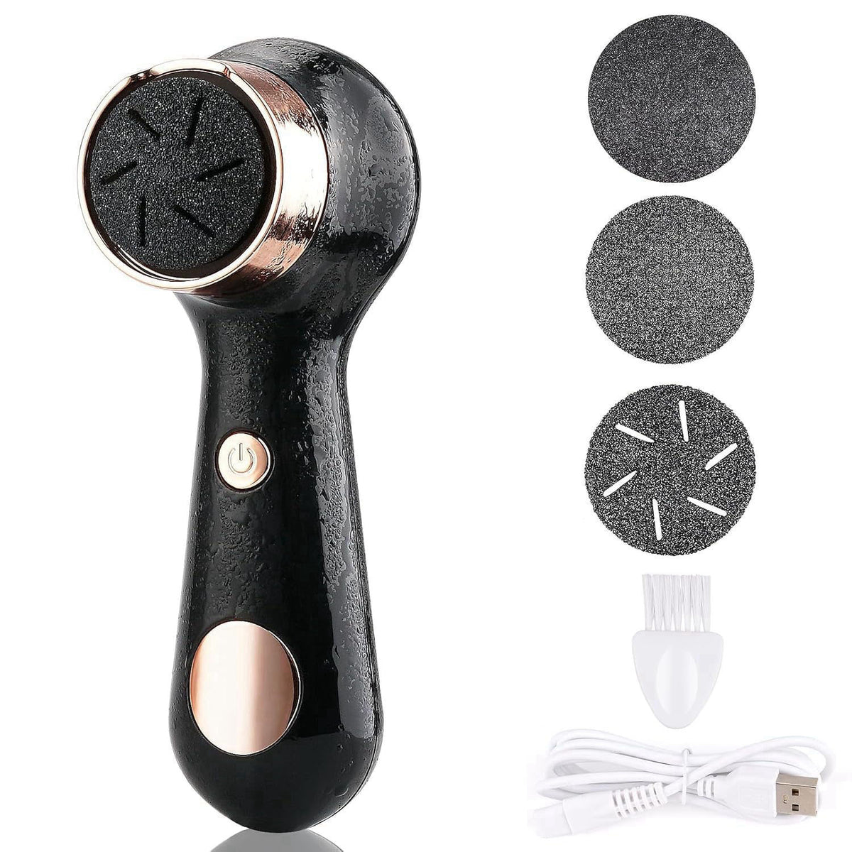 Nicebirdie Electric Callus Remover for Feet with Vacuum, Premium Portable Pedicure Tools Rechargeable Waterproof 2 Speed