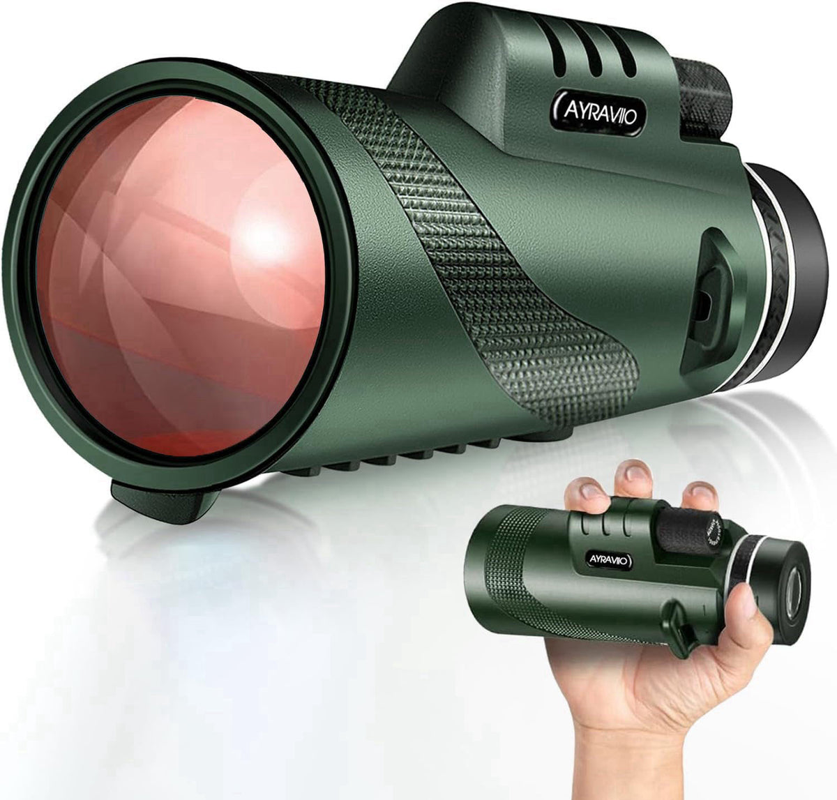 AYRAVIIO Birthday Gifts for Men Dad Husband Teen, 10x42 Monocular for Outdoor/Hiking
