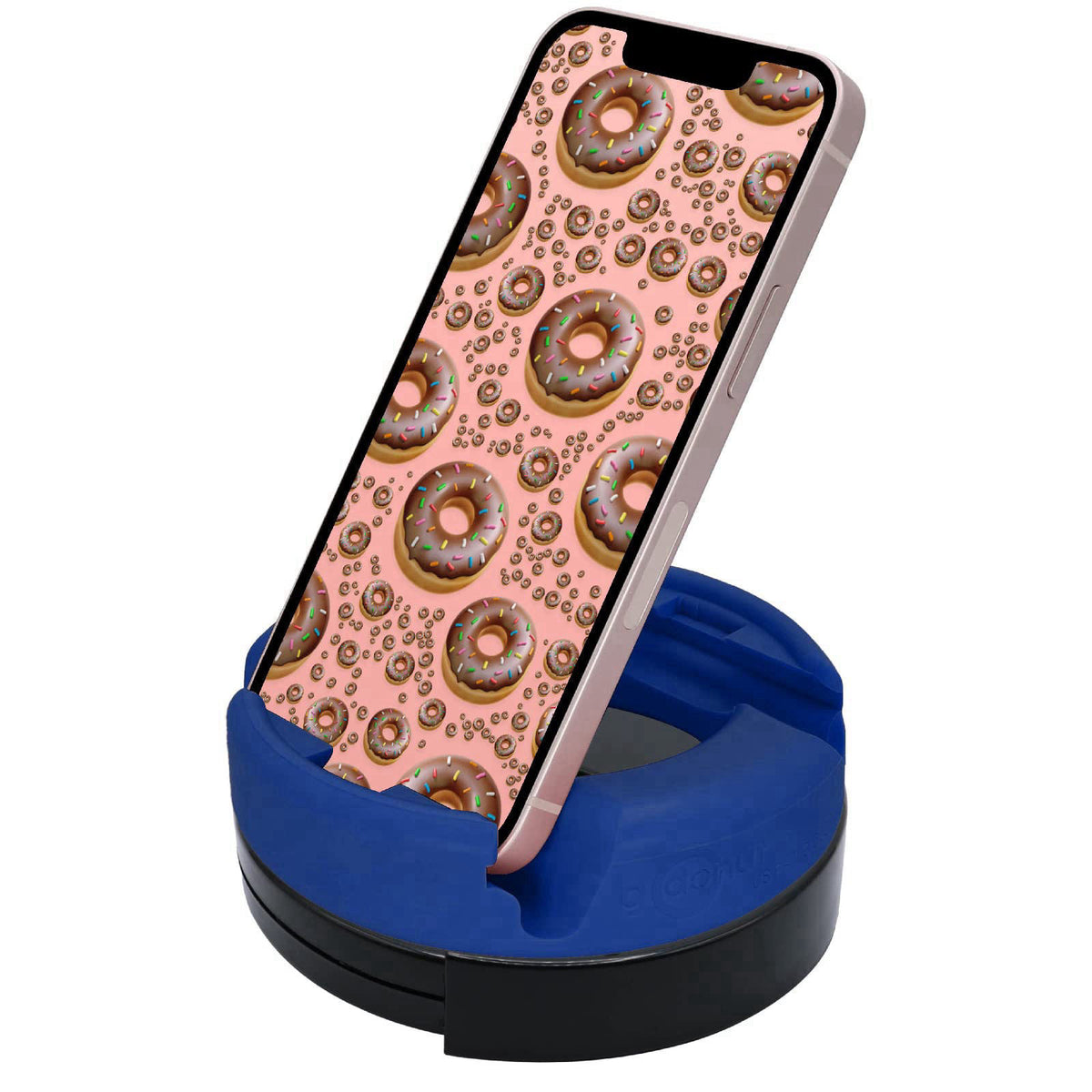 GoDonut 360 Swivel – Smartphone and Tablet Stand and Desk Organizer with 360 Degrees Device Rotation - Compact and Porta