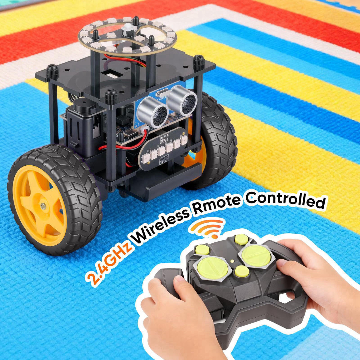 EggTailz Smart Robot Car Kit, Robotics for Kids Ages 8-12 12-16 – alternate angle