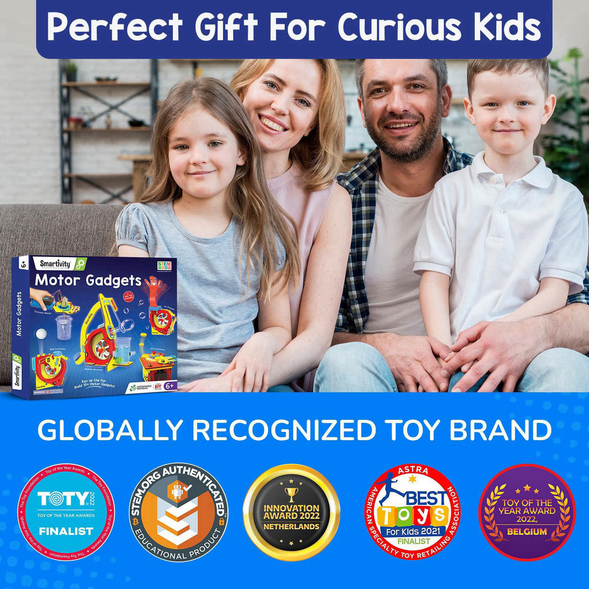 Smartivity 10-in-1 Motor Powered Gadgets Kit for Kids 6-12 – alternate angle